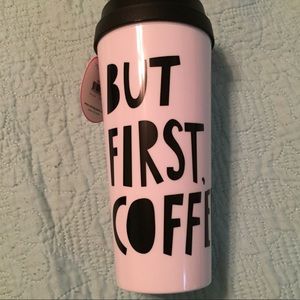 ban.do thermal mug BUT FIRST COFFEE 16oz